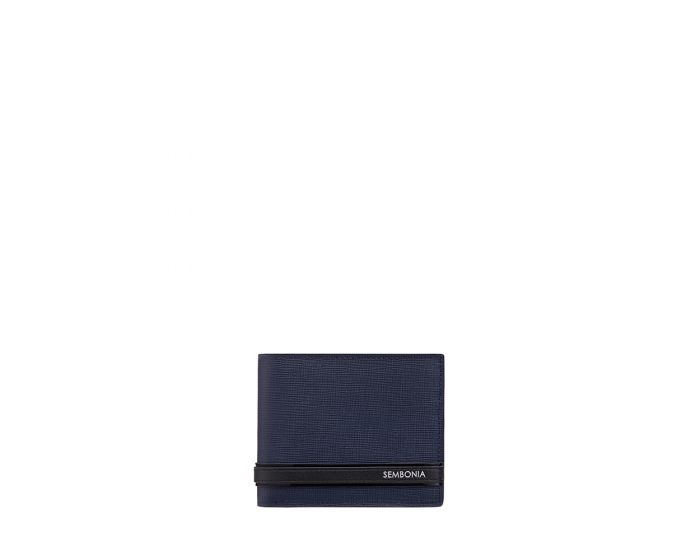 SEMBONIA Crossgrain Leather Compact ID Wallet - 066228-501B