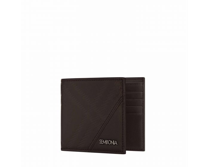 Signature Embossed Leather Bi-Fold Wallet - 066437-501