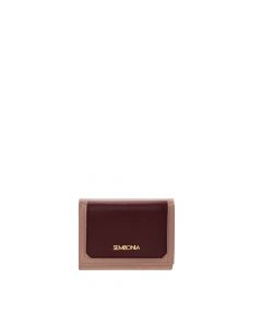 Colourblock Small Tri-Fold Leather Wallet - 0603207-501-34